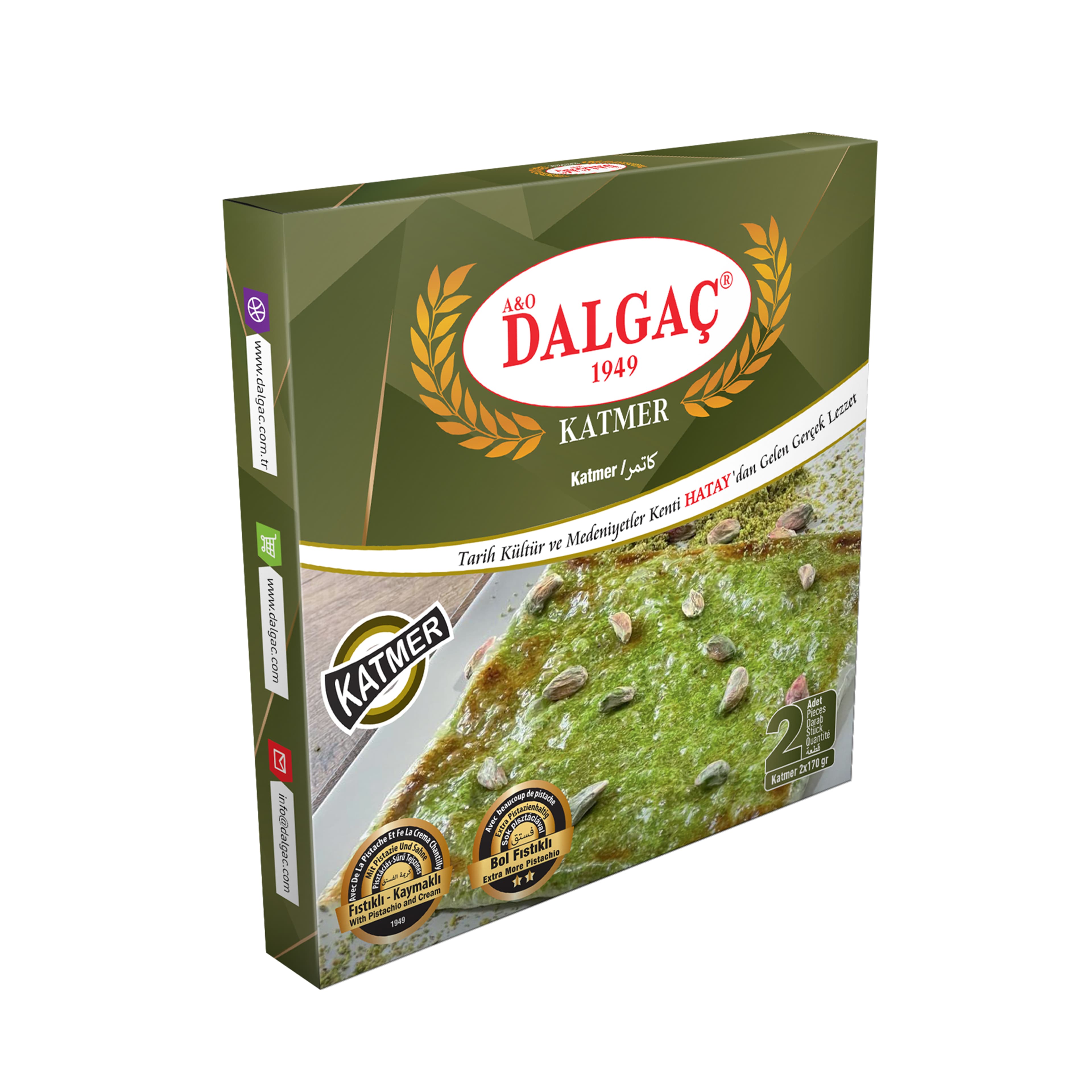 2 Adetli Paket Dondurulmuş Katmer (2x 170 Gr) 12'li