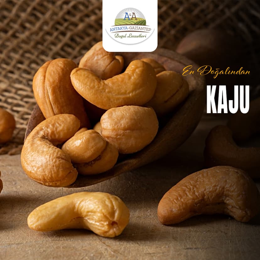 KAJU ÇİĞ VE KAVRULMUŞ 500 GR VAKUMLU resmi