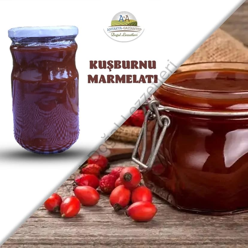 KUŞBURNU MARMELATI 900 GR resmi