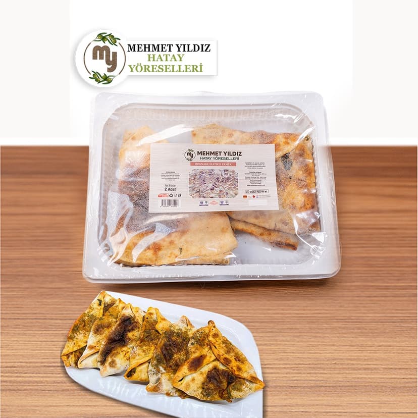 ISPANAKLI KATIKLI EKMEK 2'Lİ PAKET resmi
