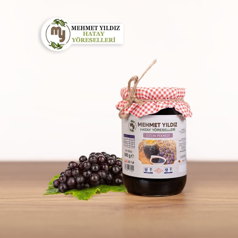 ÜZÜM PEKMEZİ 800 GR CAM resmi