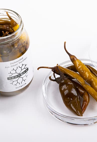 SAMANDAĞ ACI BİBER TURŞUSU 500 GR resmi