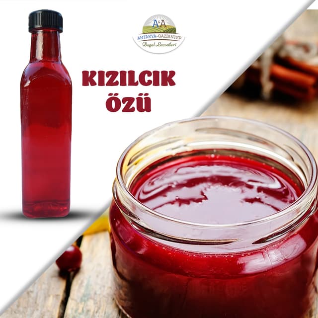 KIZILCIK ÖZÜ 350 GR CAM ŞİŞE