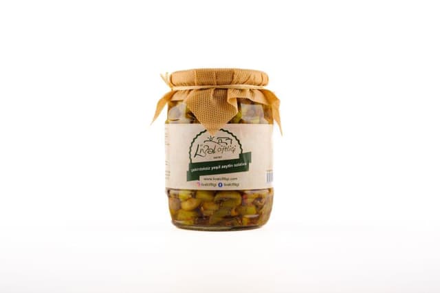 El kırması topak halhali zeytin net 600 gr cam kavanoz
