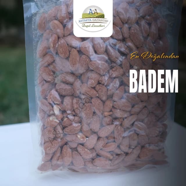 AZ TUZLU KAVRULMUŞ BADEM 500 GR VAKUMLU