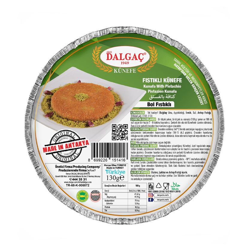 Fıstıklı Künefe 130 Gr (30 Adet) resmi