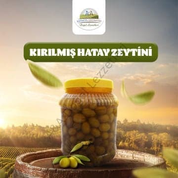 ANTAKYA KIRILMIŞ ZEYTİN 2' lik PET(net 1300 gr) resmi