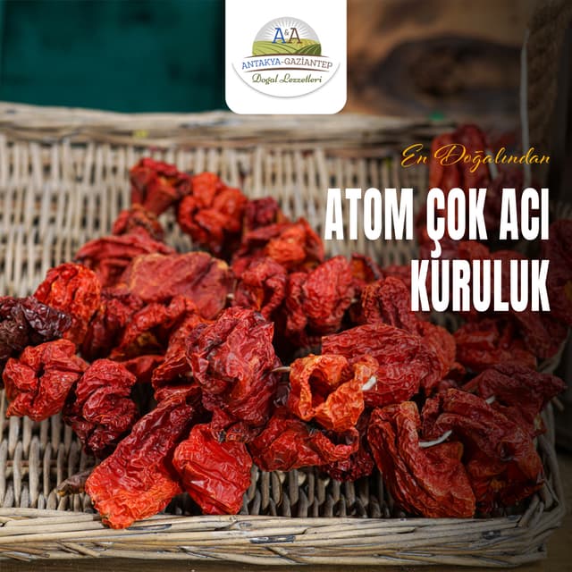 ATOM ÇOK ACI BİBER KURULUK 1 İP