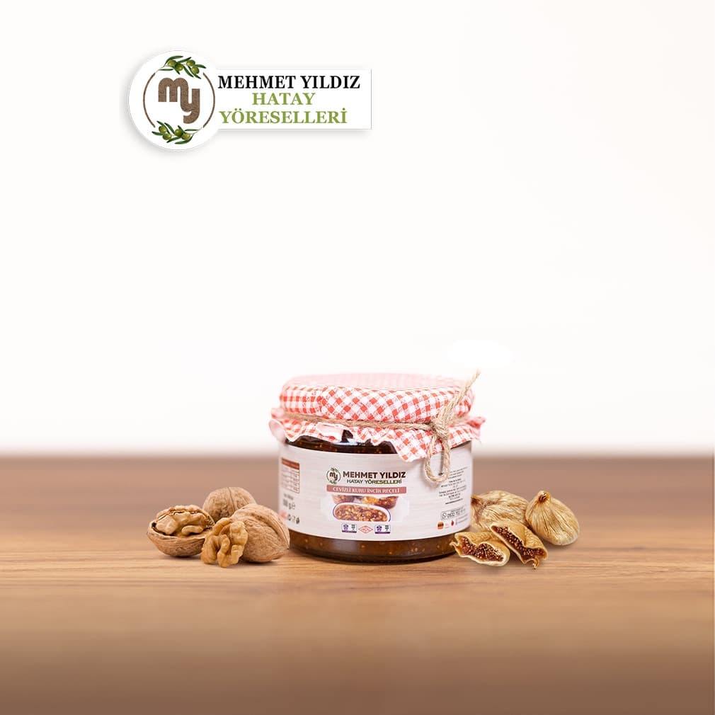 CEVİZLİ KURU İNCİR REÇELİ 350 GR