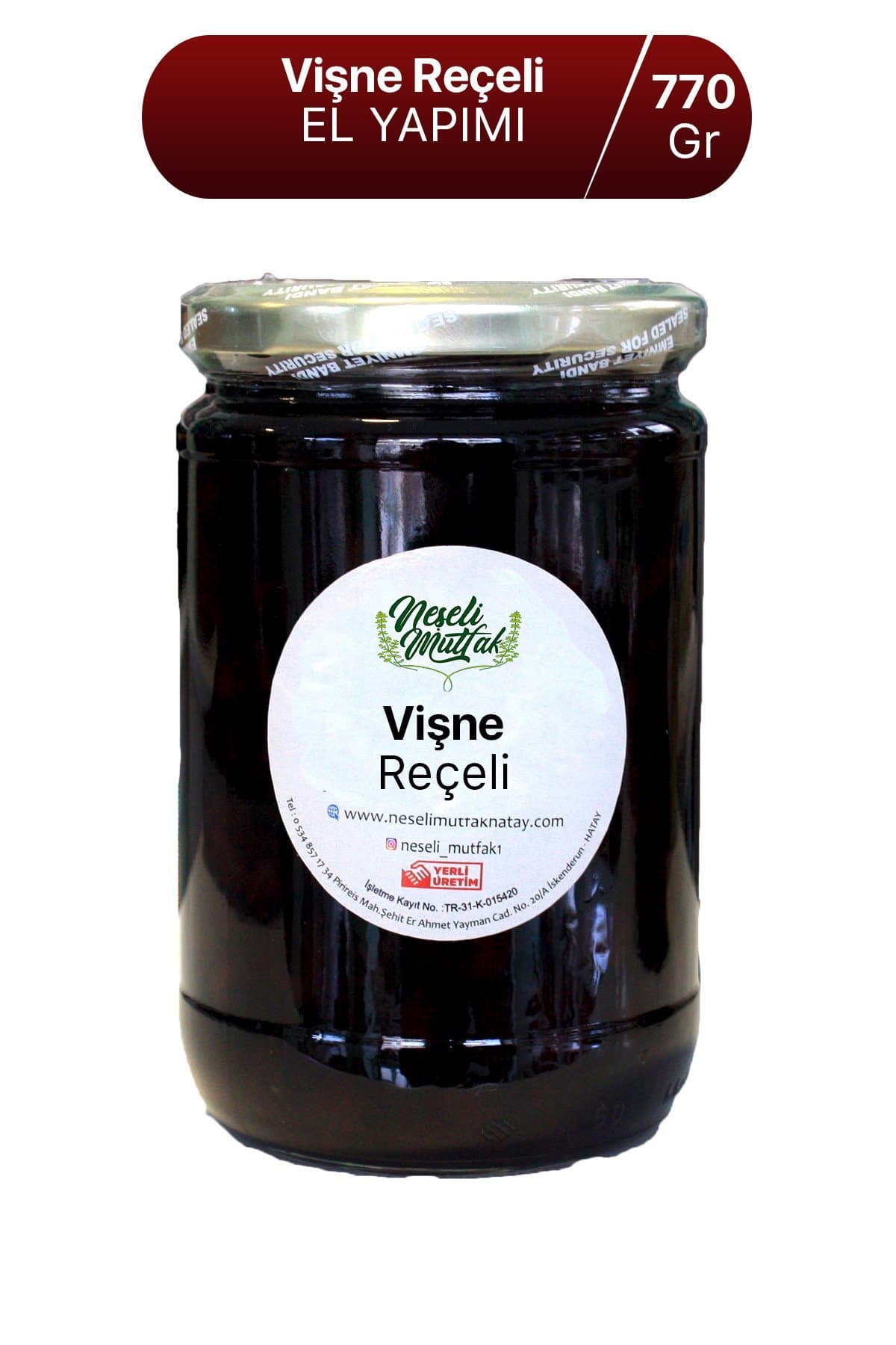 Vişne Reçeli 750 Gr