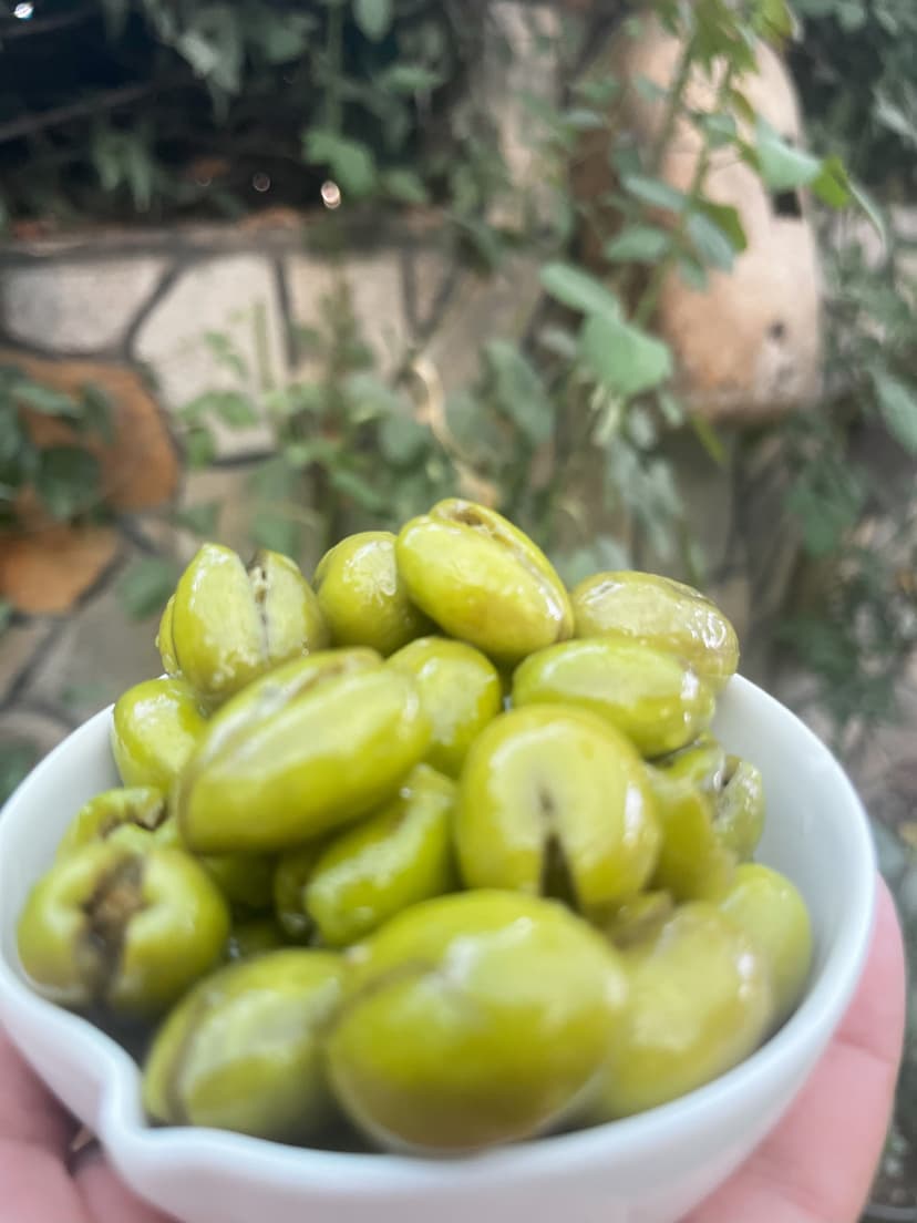 Kırma Yeşil Zeytin 1 kg resmi