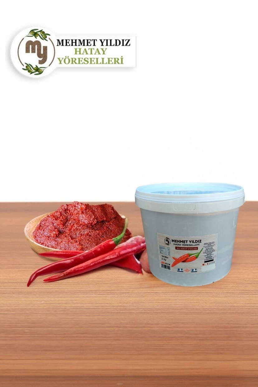 ACI BİBER SALÇASI 5 KG PET resmi