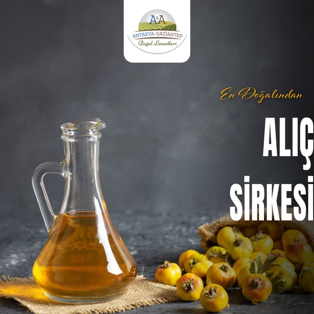 ALIÇ SİRKESİ 550 ML DOĞAL CAM ŞİŞE