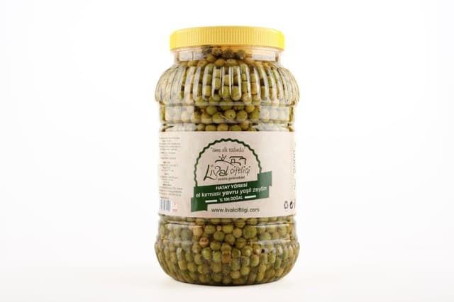 El kırması YAVRU halhali yeşil zeytin net 2 kg pet