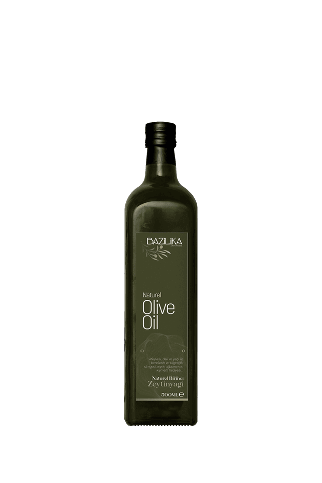 Bazilika Silver Ödüllü Erken Hasat Soğuk Sıkım Natürel Birinci Zeytinyağı 500 Ml