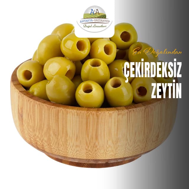 ANTAKYA ÇEKİRDEKSİZ ZEYTİN 2 LİK PET(net 1300 gr)